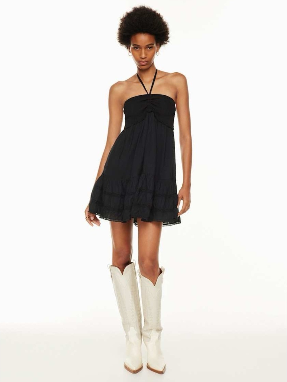 Aritzia Wilfred Azalea Mini Dress - Black - XS